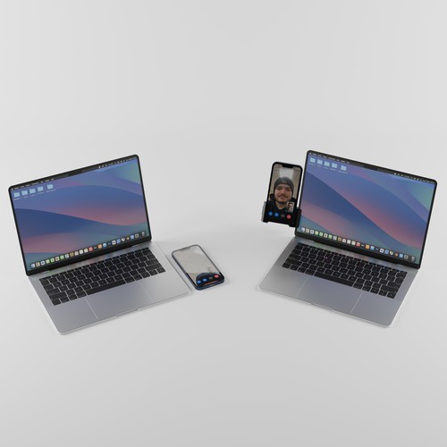 SUPPORT TELEPHONE UNIVERSEL POUR ECRAN PC/MAC - CLIP UNIVERSEL AVEC ANGLE REGLABLE 160° - 5