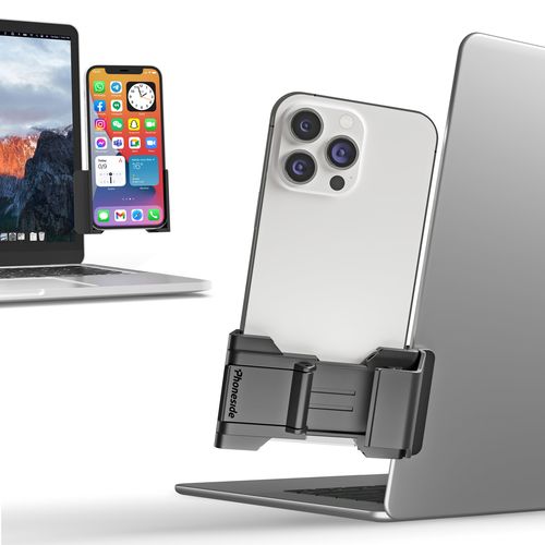 SUPPORT TELEPHONE UNIVERSEL POUR ECRAN PC/MAC - CLIP UNIVERSEL AVEC ANGLE REGLABLE 160° - 2