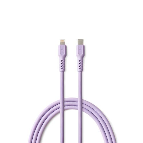 CABLE CHARGE  USB-C VERS LIGHTNING (27W) - LONGUEUR 1.8M - COLORUM LAVANDE - 4