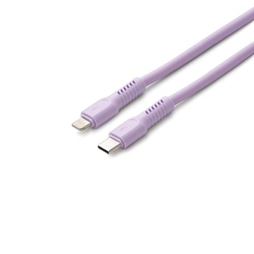 CABLE CHARGE  USB-C VERS LIGHTNING (27W) - LONGUEUR 1.8M - COLORUM LAVANDE - 2