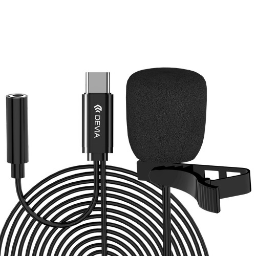 MICROPHONE CRAVATE FILAIRE USB-C AVEC PINCE - 2