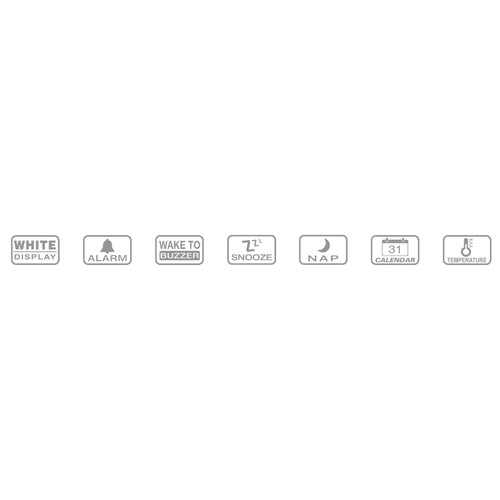 Horloge portable blanc - 4