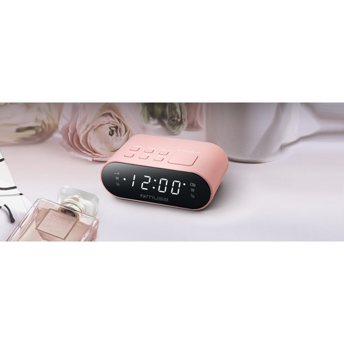 Radio-réveil double PLL rose - 3