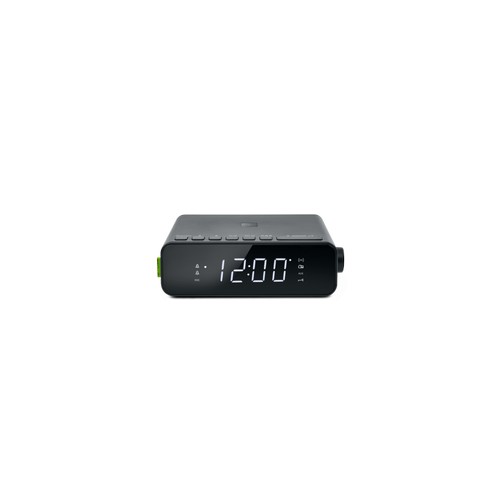 Radio-réveil FM double réveil avec charge sans fil - 1