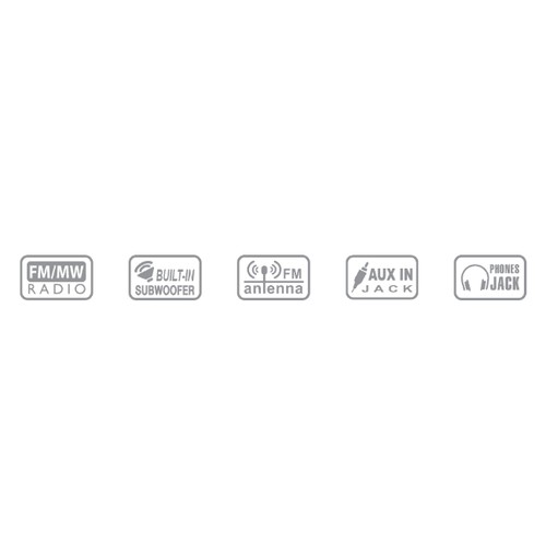 Radio portable FM/MW beige - 4