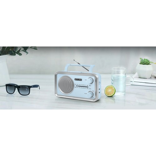 Radio portable FM/MW bleu - 1