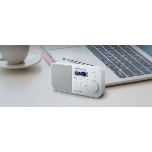 Radio portable DAB+/FM blanche - 3