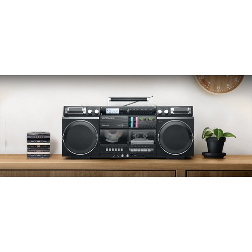 RADIO PORTABLE CD ENREGISTREUR DE CASSETTE ET BLUETOOTH - 4