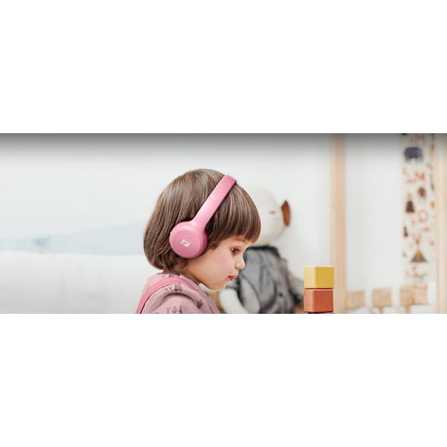 CASQUE BLUETOOTH STÉRÉO POUR ENFANT ROSE - 2