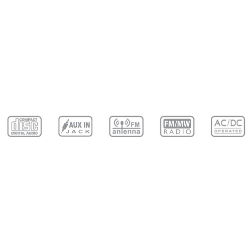 Radio FM-lecteur CD portable - 4