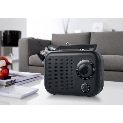 Radio portable AM/FM noire mat MUSE - 2