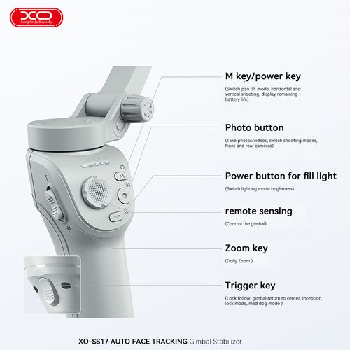 PERCHE TELESCOPIQUE AVEC STABILISATEUR - TREPIED - TELECOMMANDE - BLUETOOTH - 6