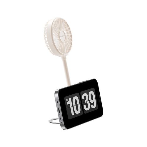 VENTILATEUR PORTABLE AVEC FIXATION MAGSAFE - FONCTION STAND -BLANC - 3