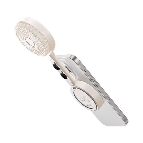 VENTILATEUR PORTABLE AVEC FIXATION MAGSAFE - FONCTION STAND -BLANC - 6