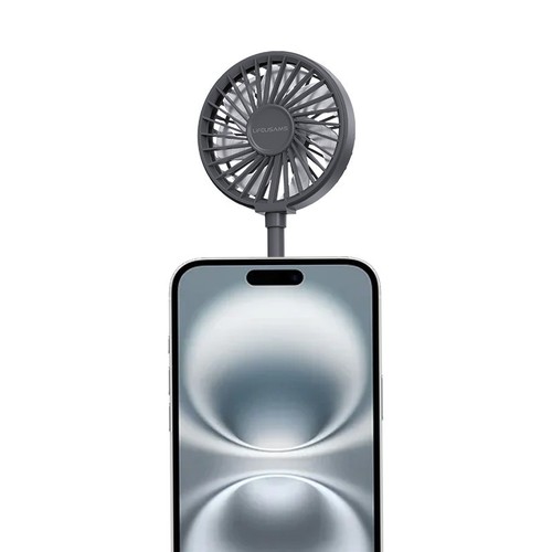 VENTILATEUR PORTABLE AVEC FIXATION MAGSAFE - FONCTION STAND - NOIR - 2