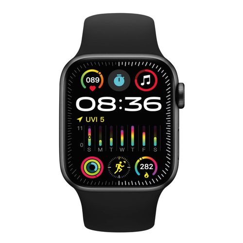 MONTRE CONNECTÉE INTELLIGENTE - IP65 - BLUETOOTH - NOIR - 4