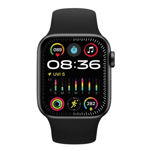 MONTRE CONNECTÉE INTELLIGENTE - IP65 - BLUETOOTH - NOIR - 1