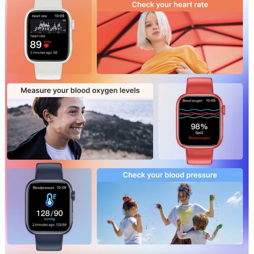MONTRE CONNECTEE IGO - FREQUENCE CARDIAQUE - IP67 – BLUETOOTH 5.3 - BLEUE - 7