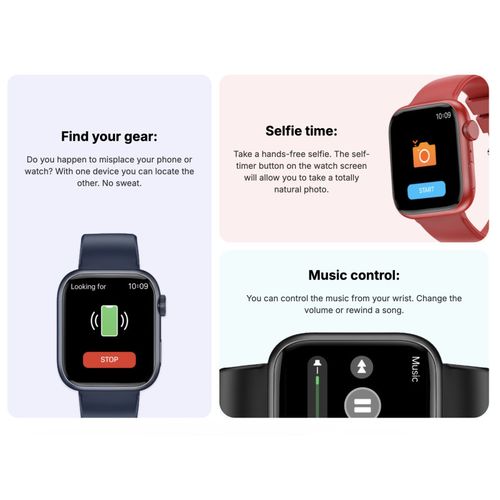 MONTRE CONNECTEE IGO - FREQUENCE CARDIAQUE - IP67 – BLUETOOTH 5.3 - NOIRE - 8