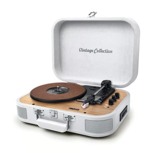 TOURNE-DISQUES VINYLES + FONCTION STEREO BLUETOOTH 2 x 5W BLANC - MUSE - 4