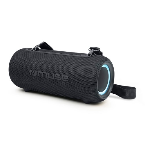 ENCEINTE BLUETOOTH PORTABLE 30W - IPX5 - EFFETS LUMINEUX - NOIR - MUSE - 1