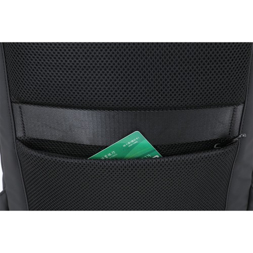 SAC A DOS WATERPROOF AVEC PORTS USB-A + USB-C INCLUS - NOIR - QUALO - 3