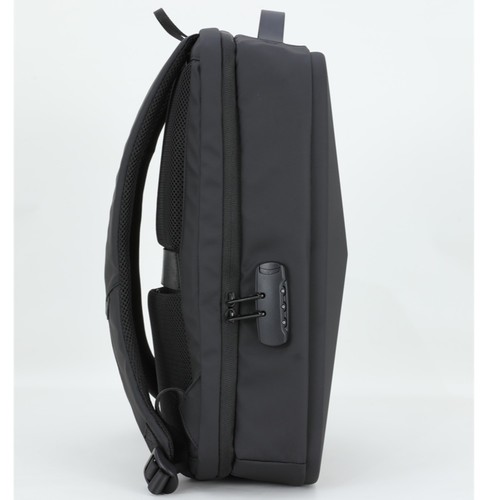 SAC A DOS WATERPROOF AVEC PORTS USB-A + USB-C INCLUS - NOIR - QUALO - 9
