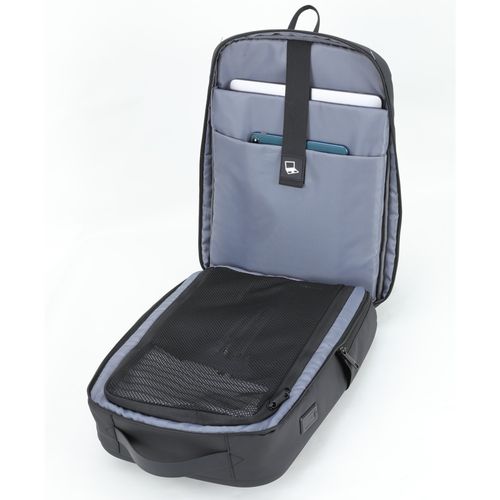 SAC A DOS WATERPROOF AVEC PORTS USB-A + USB-C INCLUS - NOIR - QUALO - 5