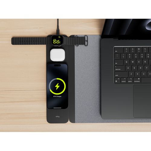 TAPIS DE SOURIS AVEC PAD CHARGE A INDUCTION 15W 3-EN-1 - DETACHABLE - ALLITY - 2