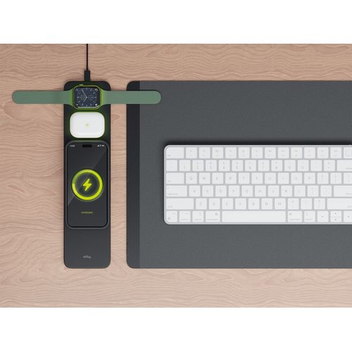 TAPIS DE SOURIS AVEC PAD CHARGE A INDUCTION 15W 3-EN-1 - DETACHABLE - ALLITY - 6