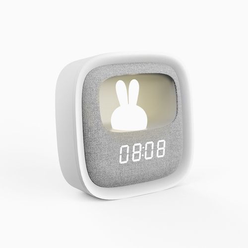 REVEIL POUR ENFANTS AVEC VEILLEUSE LED - CARRE - FOREVER - 3