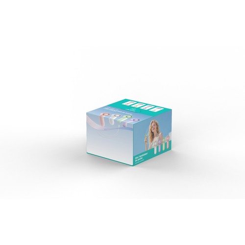 PACK COMPLET : PRESENTOIR + 24PCS MINI-VENTILATEUR DE POCHE - 3 VITESSES - 500 MAH - USAMS - 4