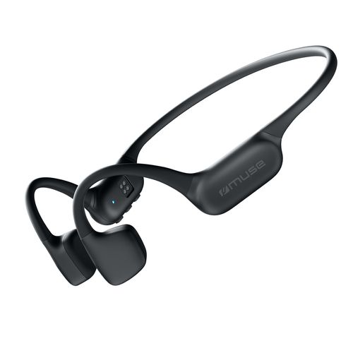 ECOUTEURS A CONDUCTION OSSEUSE - BLUETOOTH & LECTEUR MP3 - IPX8 - NOIR - MUSE - 1