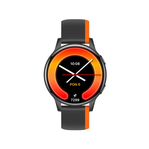 MONTRE CONNECTEE INTELLIGENTE IGO WATCH 4 – ASSISTANT VOCAL - FREQUENCE CARDIAQUE - IP67 – ECRAN AMOLED - BLUETOOTH 5.3 - NOIRE - 5