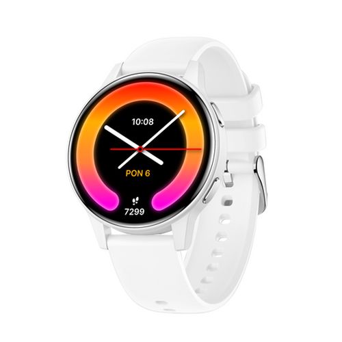 MONTRE CONNECTEE INTELLIGENTE IGO WATCH 4 – ASSISTANT VOCAL - FREQUENCE CARDIAQUE - IP67 – ECRAN AMOLED - BLUETOOTH 5.3 - BLANC - 1