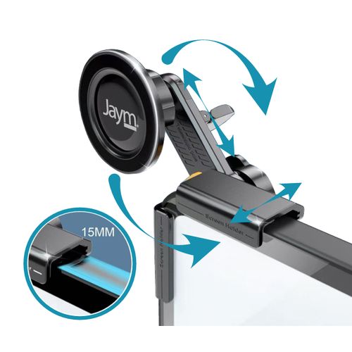 SUPPORT VOITURE MAGNETIQUE MAGSAFE - FIXATION ECRAN DE BORD - JAYM® - 2
