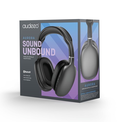 CASQUE AUDIO BLUETOOTH 5.4 + MAINS LIBRES - NOIR - AUDEEO - 4