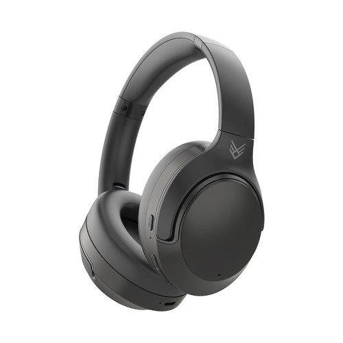 CASQUE AUDIO BLUETOOTH 5.3 NOISE CANCELLING (ANC) - MELOVIBE - NOIR - AUDEEO - 1