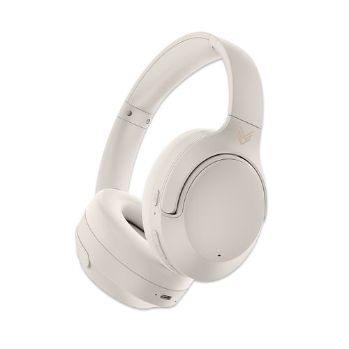 CASQUE AUDIO BLUETOOTH 5.3 NOISE CANCELLING (ANC) - MELOVIBE - CREME - AUDEEO - 4