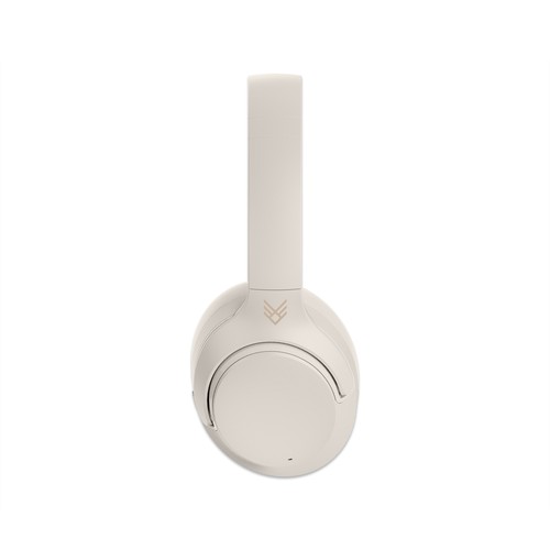 CASQUE AUDIO BLUETOOTH 5.3 NOISE CANCELLING (ANC) - MELOVIBE - CREME - AUDEEO - 3
