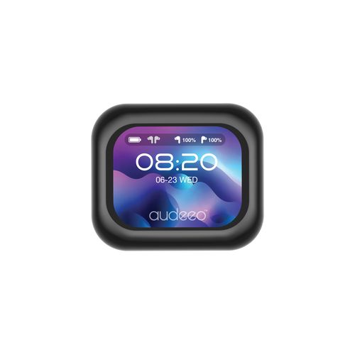 ECOUTEURS TRUE WIRELESS BLUETOOTH 6.0 AVEC ECRAN DIGITAL + NOISE CANCELLING - NOIRS - AUDEEO - 3
