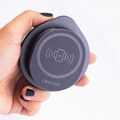 STATION DE RECHARGE INDUCTION 3-EN-1 MAGSAFE 15W : SMARTPHONE + AIRPODS + WATCH - NOIR - FOREVER - 7