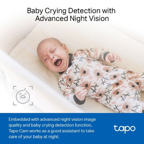 CAMERA WIFI POUR INTERIEUR AVEC ENREGISTREMENT - VISION NOCTURNE - VIDEO 1080P FULL HD - TAPO - 5