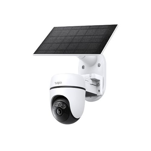 KIT CAMERA WIFI POUR EXTERIEUR AVEC PANNEAU SOLAIRE - ROTATIVE 360° ET INCLINABLE 130° - VIDEO 2K 3MP - TAPO - 4