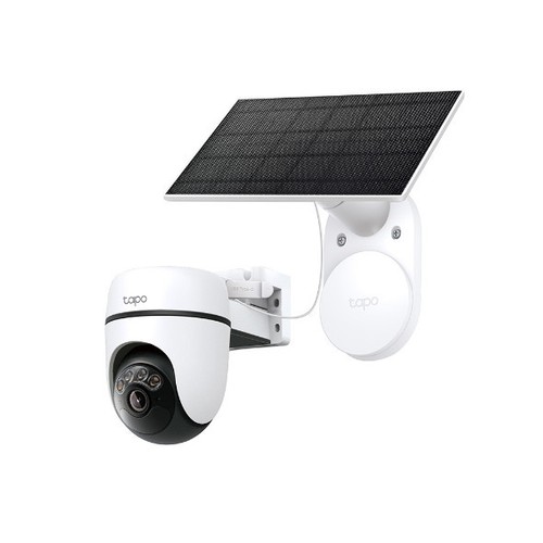 KIT CAMERA WIFI POUR EXTERIEUR AVEC PANNEAU SOLAIRE - ROTATIVE 360° ET INCLINABLE 130° - VIDEO 2K 3MP - TAPO - 2