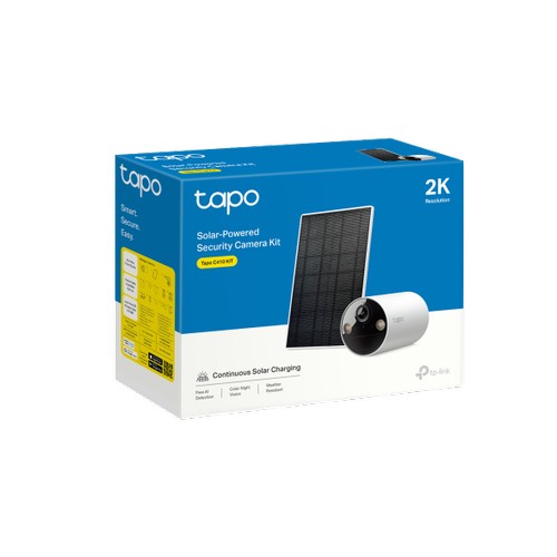 KIT CAMERA WIFI POUR EXTERIEUR AVEC PANNEAU SOLAIRE - VIDEO 2K 3MP - TAPO - 13