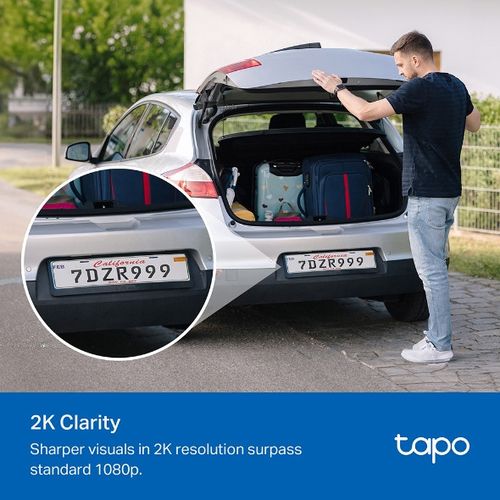 KIT CAMERA WIFI POUR EXTERIEUR AVEC PANNEAU SOLAIRE - VIDEO 2K 3MP - TAPO - 7
