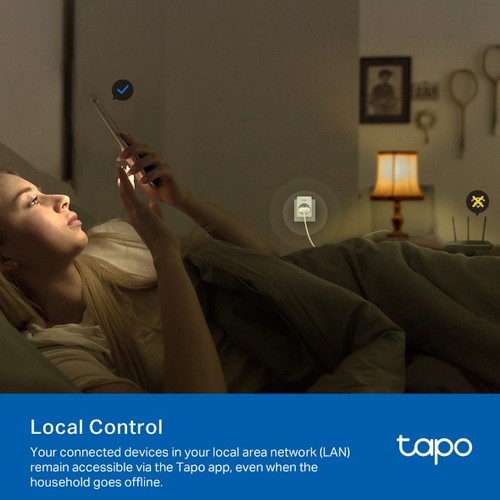 PRISE CONNECTEE WIFI AVEC COMMANDE A DISTANCE - COMMANDE VOCALE - BLUETOOTH 4.2 - TAPO - 5