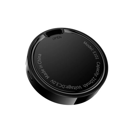 LOCALISATEUR D'OBJETS - TAG UNIVERSEL CERTIFIÉ APPLE FIND MY® ET ANDROID FIND MY DEVICE® - FORMAT PORTE CLÉS - NOIR - HOCO - 2