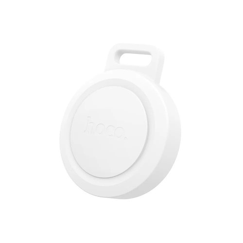 LOCALISATEUR D'OBJETS - TAG UNIVERSEL CERTIFIÉ APPLE FIND MY® ET ANDROID FIND MY DEVICE® - FORMAT PORTE CLÉS - BLANC - HOCO - 2